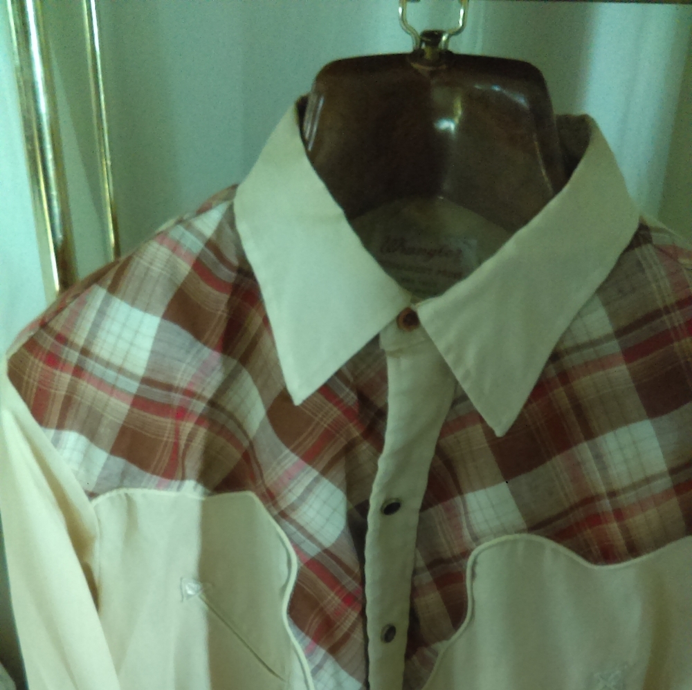 Vintage 1960s Wrangler Western Shirt